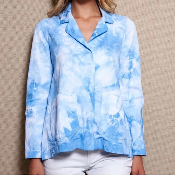 Maison Cherie Green Batik Jacket - Picture 3 of 9